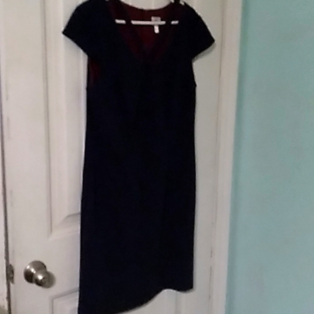 Dressbarn Navy Dress Size 12P